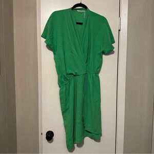 NWT Trina Turk enchantress dress emerald green size L